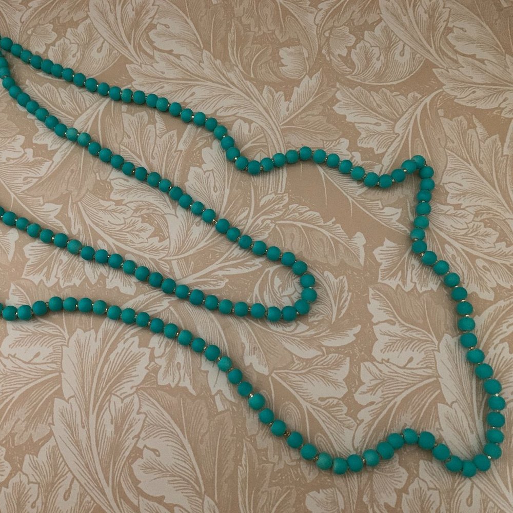 Turquoise Beaded Wrap - Picture 3 of 3